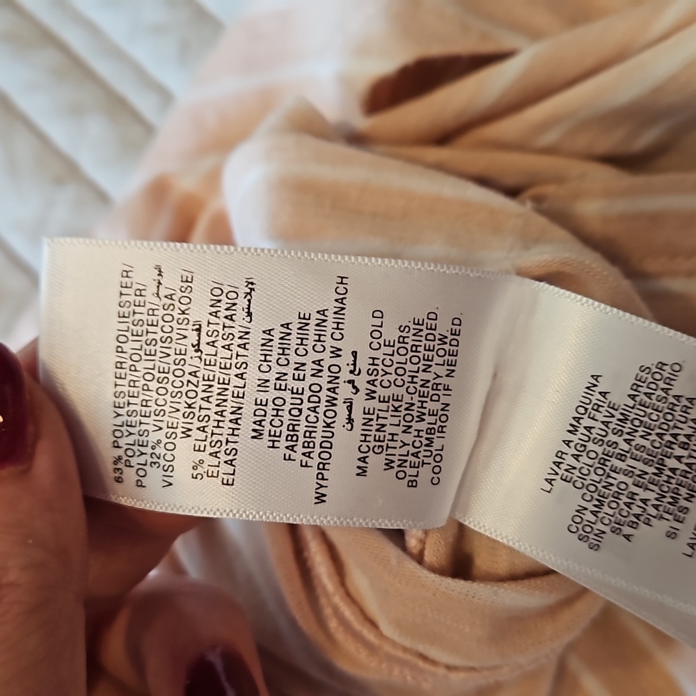 Jones New York Pink Striped Top - Picture 12 of 12